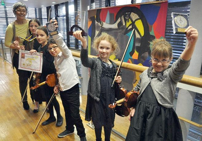 Les élèves diplômés